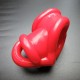 TPR Annex Erection Enhancer Sex-Toys for Men - Red