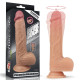 Вращающийся двухслойный вибратор Dual layered Silicone Rotating Nature Cock Liam