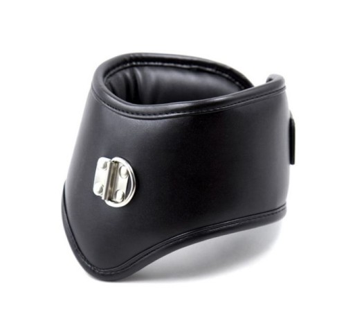 Leather Bondage Restraint Soft Sponge Padded Collar