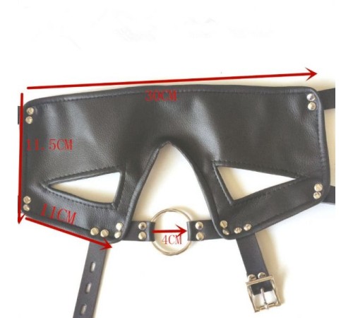 Latest Leather Eyepatch Stainless Steel Ring Gag