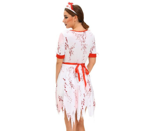 3pcs horrible zombie nurse costume