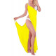 Yellow Greek Goddess Spaghetti Strap Sarong Beachwear