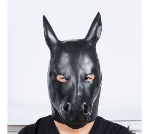 Natural Latex Molding Horse Hood