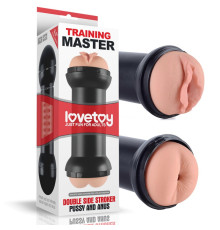 Двойной мастурбатор для мужчин Traning Master Double Side Stroker-Pussy and Anus