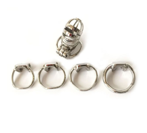 Hollow Out Holy Trainer Chastity Device V2 Stainless Steel Small