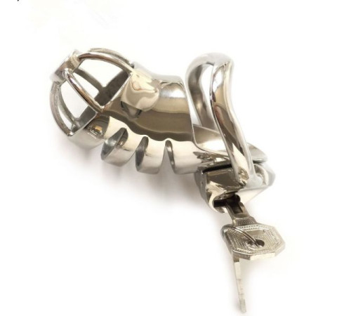 Hollow Out Holy Trainer Chastity Device V2 Stainless Steel Small