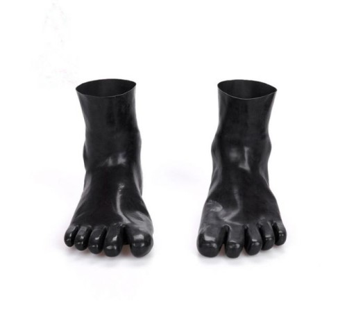 natural latex five fingers socks