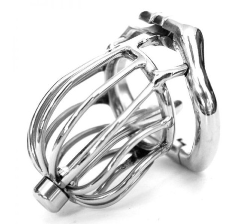 Stainless steel Male chastity devices Latest Design