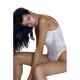 White Yummy Scalloped Lace Teddy Lingerie