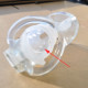 Male Silicone spikes Cage With fixed Resin Ring Chastity Device small