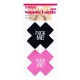 Стикини кресты с надписью FUCK ME Cross Pattern Nipple Pasties, 2 пары