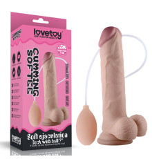 Оргазмирующий масажер Soft Ejaculation Cock With Ball