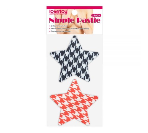 Стикини на соски в виде звезд Stars Nipple Pasties, 2 пары