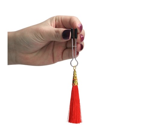 Зажимы для сосков Glamor Tassel Nipple Clamp Red