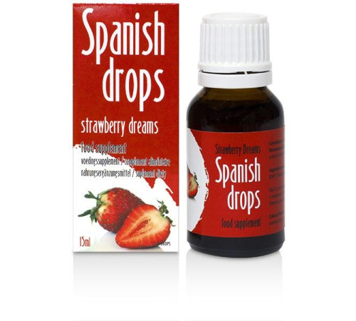 Возбуждающие капли Spanish Drops Strawberry Dreams, 15мл