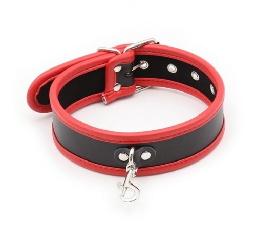 Leather Neck Hand-foot Linked Cuffs Red