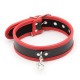 Leather Neck Hand-foot Linked Cuffs Red