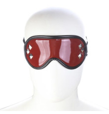 Red Bright Surface Leather Blinders