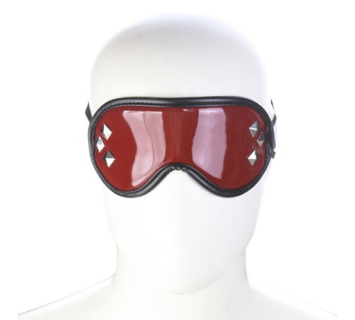 Red Bright Surface Leather Blinders