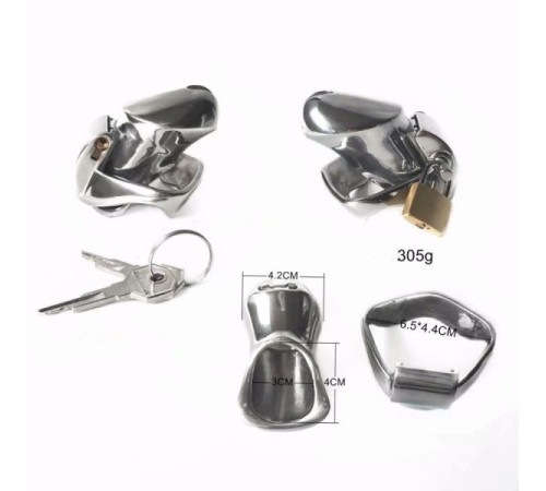 Stainless Steel Male Chastity Device