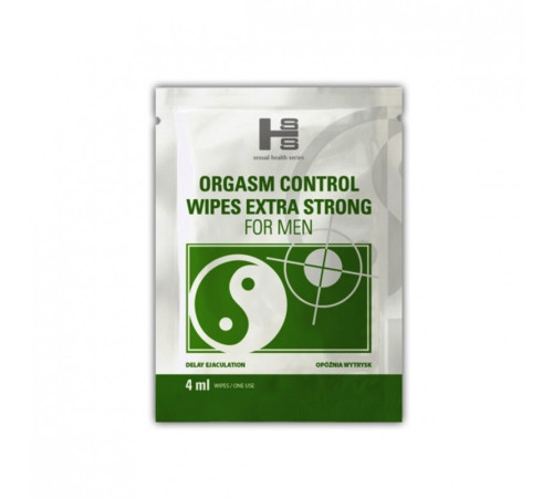 Салфетки для отсрочки эякуляции кульмінація Control Wipes, 6шт