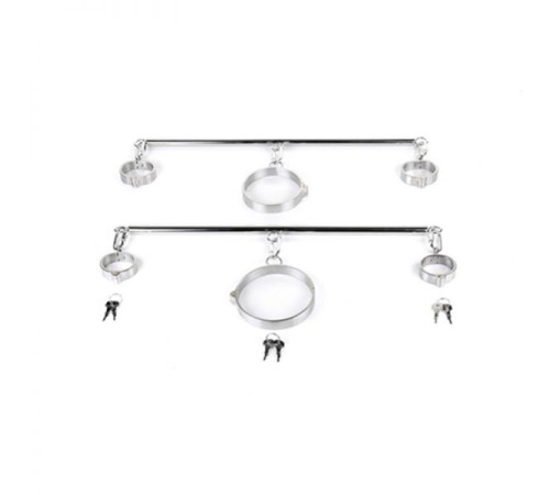 Females Stainless Steel Hand and Neck Handcuffs