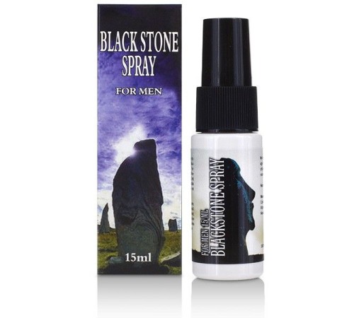 Спрей пролонгатор для отстрочки задоволення Black Stone Spray, 15мл