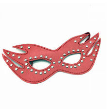 Маска на глаза Leather Cat Mask Red