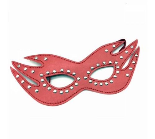 Маска на глаза Leather Cat Mask Red