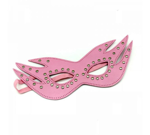 Маска на глаза Leather Cat Mask Pink