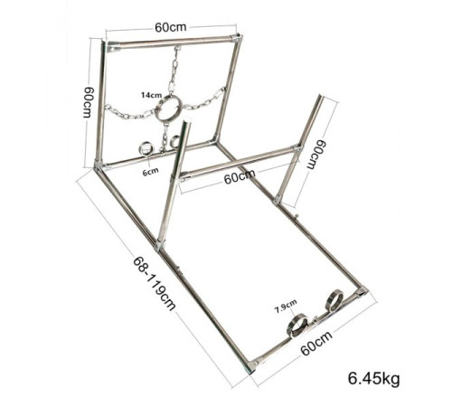 Приспособление для фиксации вашего раба Shackles Hand Ankle Neck Fixed Shelf