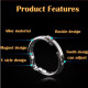 Male Metal Foreskin Correction Penis Ring Adjustable Glans Ring