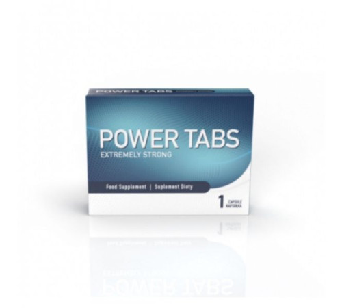 Таблетки для стояня и эрекции Power Tabs, 1шт