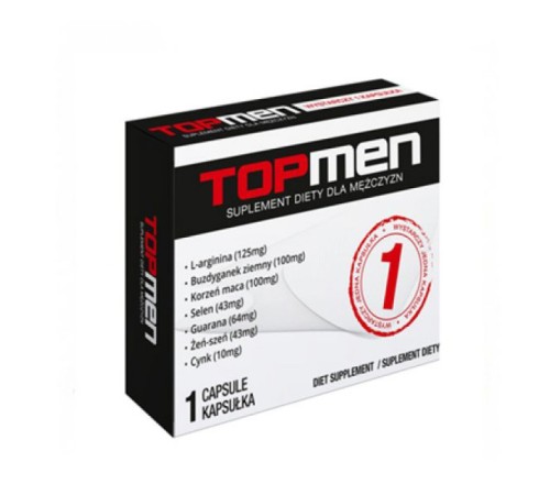 Препарат для стимуляции эрекции и стояня Top Men Plus, 1шт