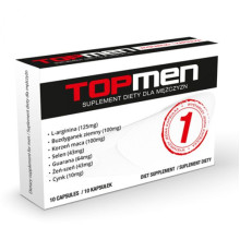 Препарат для стимуляции эрекции и стояня Top Men Plus, 10шт