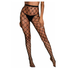 Crisscross Netted Pattern Pantyhose