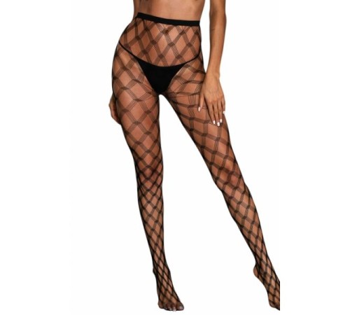 Crisscross Netted Pattern Pantyhose