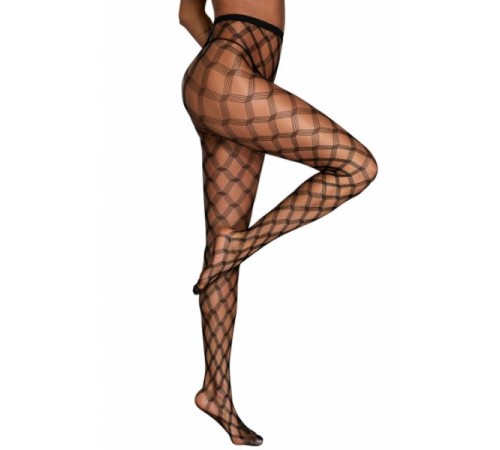 Crisscross Netted Pattern Pantyhose