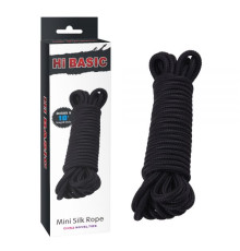 Веревка черная 10 метров Hi Basic Mini Silk Rope