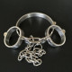 Male Latest Design Bolt Lock Stainless Steel Hand and neck Connecting Handcuffs