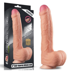 Фаллоимитатор гигант Dual Layer Liquid Silicone Cock 11.0