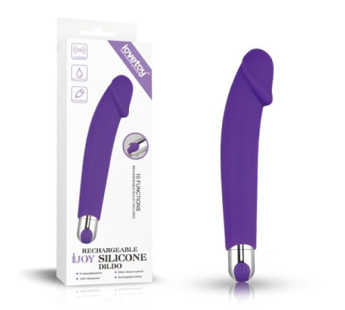 Масажер фиолетовый Rechargeable IJOY Silicone Dildo