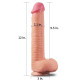 Фаллоимитатор гигант Dual Layered Platinum Silicone Cock 12.0