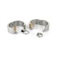 Female Ellipse Stainless Steel Heavy Duty Wrist Restraints Oval Shaped with Brass Lock Joints