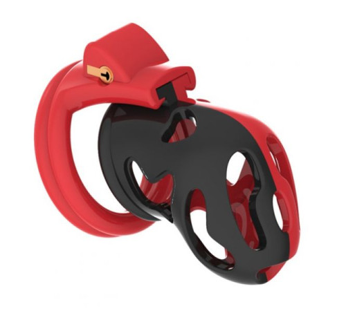 Male Chastity Device Cocks Cage Red