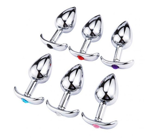 Metal Crystal Anal Plug Anal Dilatator Butt Plug S