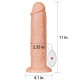 Масажер гигант с пультом Realistic Long Vibrating Dildo 11.0