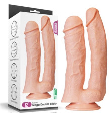 Фаллоимитатор гигант двойной Realistic Mega Double Dildo 12.0