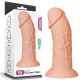 Фаллоимитатор гигант телесный Realistic Curved Dildo 9.5