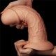 Фаллоимитатор гигант телесный Realistic Curved Dildo 9.5